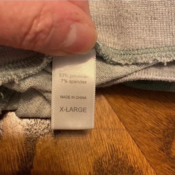 Muk Luks Green Soft Pajama Set with Leaf Print - Picture 7 of 7